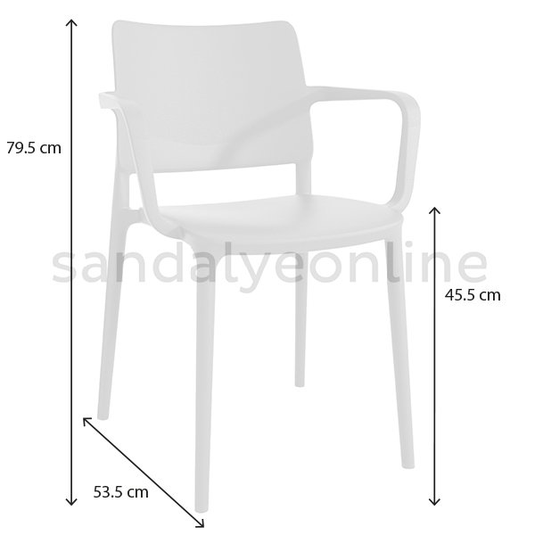 sandalye-online-joy-food-court-sandalye-beyaz-olcu