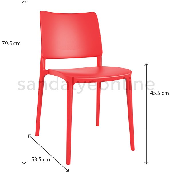 sandalye-online-joy-plastik-sandalye-kirmizi-olcu